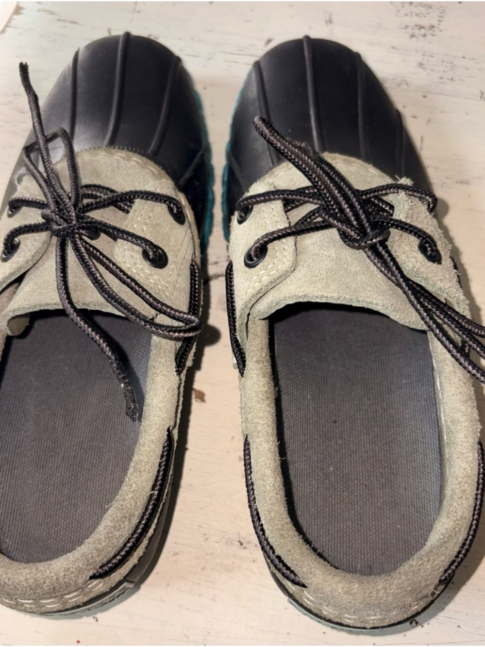 ☔️🦆L.L. Bean Classic Bean Boots Preppy Rain Waterproof Duck Shoes EUC 8.5 - Picture 14 of 15